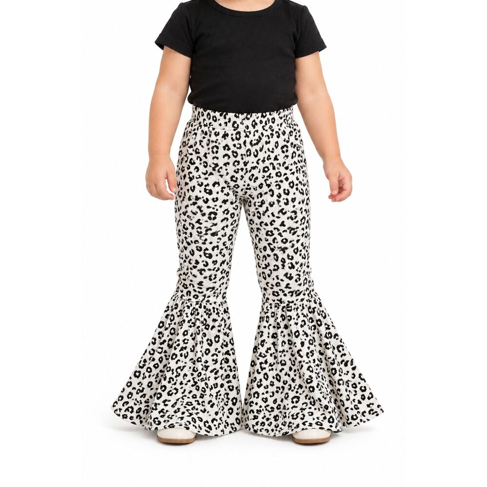🔥 5 for $30 🔥 Amazon Toddler Leopard Print Bell Bottom Pants | 2T